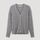 hessnatur Damen Strickjacke aus Alpaka - grau - Größe 44