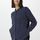 hessnatur Loungewear Fleece Jacke Regular ACTIVE LIGHT aus Bio-Baumwolle - blau - Größe S