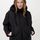 hessnatur Damen Leichte Daunenjacke Nature Shell mit Bio-Baumwolle - schwarz - Größe S