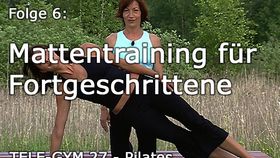 TELE-GYM 27 Kraft u. Geschmeidigkeit durch Pilates Folge 6 Mattentraining für Fortgeschrittene VOD