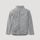hessnatur Kinder Fleece-Jacke BetterRecycling aus Bio-Baumwolle - grau - Größe 122/128