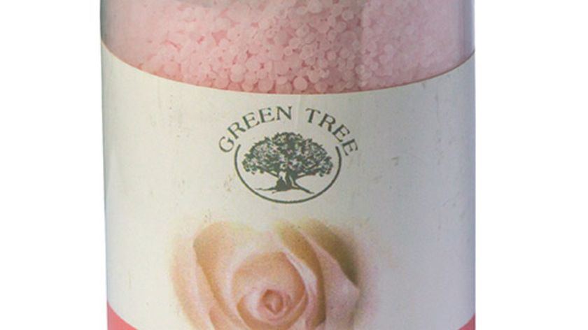 Green Tree aromatisiertes Meersalz "Rose" in Kunststoffgefäß, ca.180g