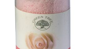 Green Tree aromatisiertes Meersalz "Rose" in Kunststoffgefäß, ca.180g