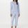 hessnatur Damen Pyjama Regular PURE NATURE aus Bio-Baumwolle - blau - Größe 46