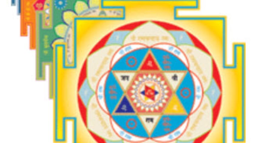 Yantra Set mit 13 Planeten Yantras je 18cm