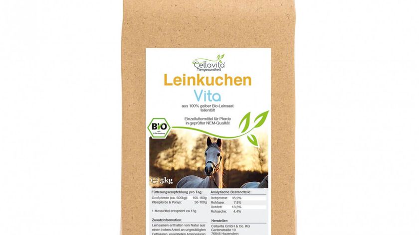 Bio-Leinkuchen Vita f?r Pferde 5kg Vorratsbeutel