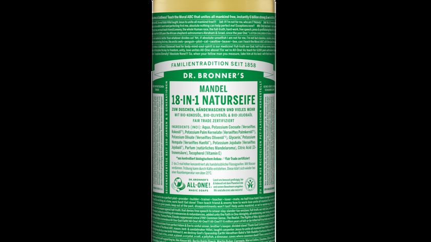 Dr. Bronner's 18-in-1 Naturseife, Mandel, 945 ml