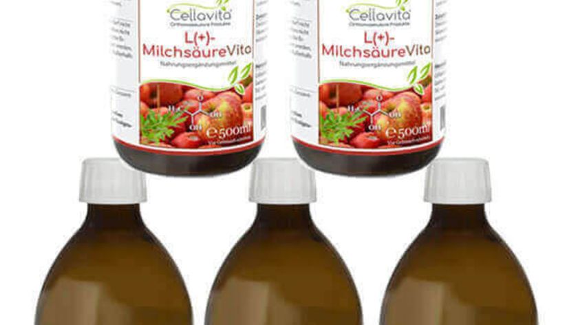 L(+)-MilchsäureVita Vorteilspaket 5 x 500 ml