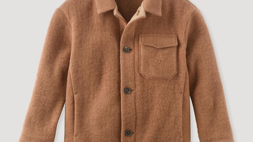 hessnatur Kinder Wollfleece Overshirt aus Bio-Merinowolle - braun - Größe 98/104