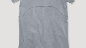 hessnatur Kinder Shirt-Kleid BetterRecycling aus Bio-Baumwolle - blau - Größe 110/116