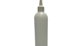 250 ml Leerflasche HDPE inkl. Tropferspitze weiß