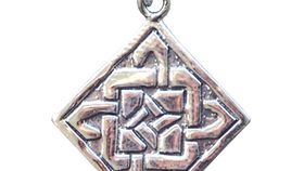 Anhänger "Keltischer Vierfachknoten" 2cm Silber 925 2,6g - Sonderposten/ Abverka