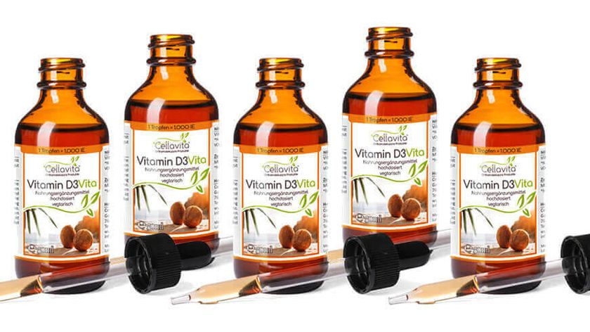 Vitamin D3 Vita 5x 50ml (1 Tropfen = 1.000 IE) hochdosiert Vorteilspaket