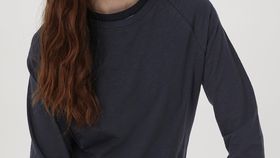 hessnatur Damen Slub Shirt Regular aus Bio-Baumwolle - blau - Größe 40