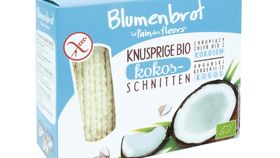 Kokosbrot vegan und glutenfrei - leichtes Blumenbrot Kokos