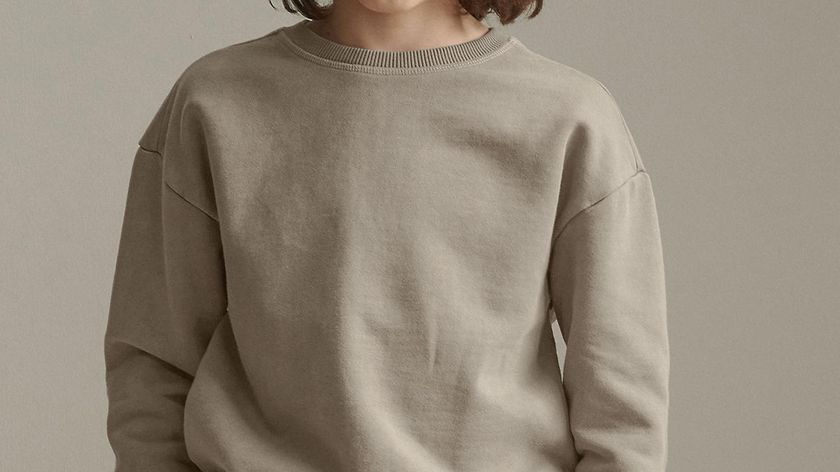 hessnatur Kinder Sweatshirt aus Bio-Baumwolle - beige - Größe 158/164
