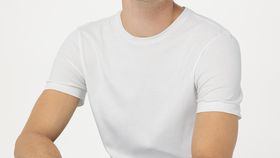 hessnatur Herren T-Shirt Regular PURE COTTON - weiß - Größe 46