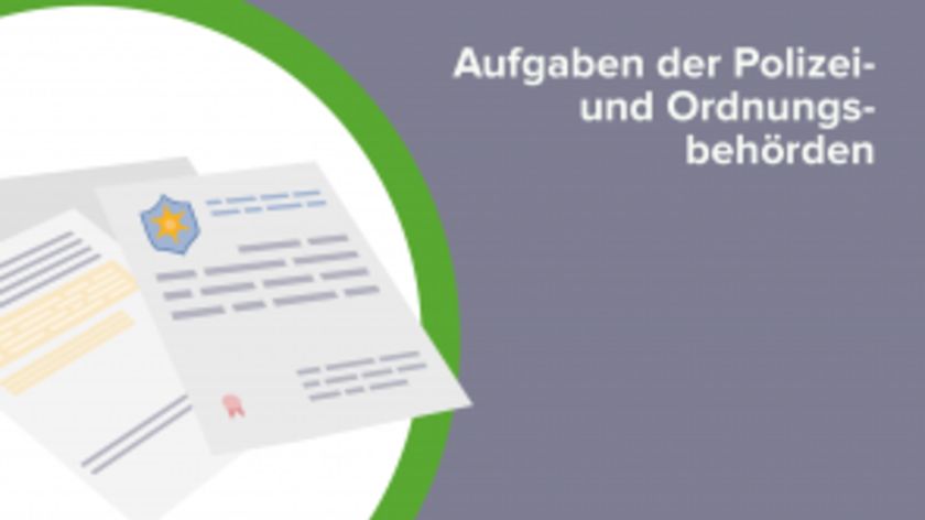 Aufgaben der Polizei- und Ordnungsbehörden