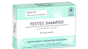 Festes Shampoo Sensitive mit Bio Hanföl von Savon du Midi