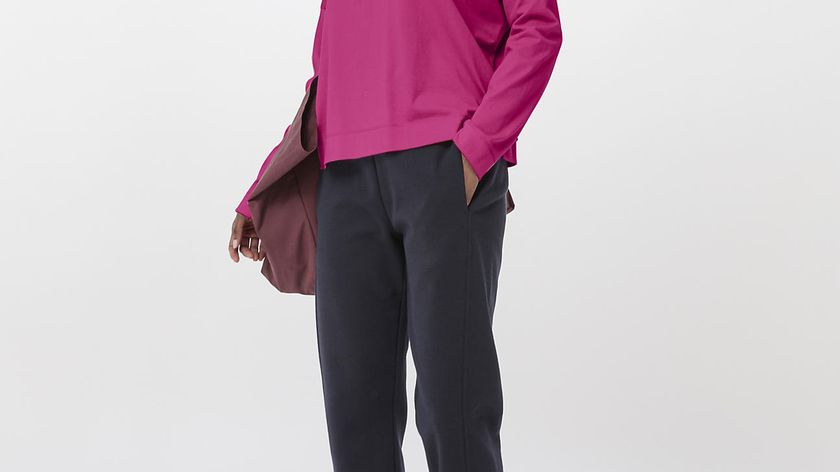 hessnatur Damen Jersey-Hose Regular aus Bio-Baumwolle - blau - Größe 38