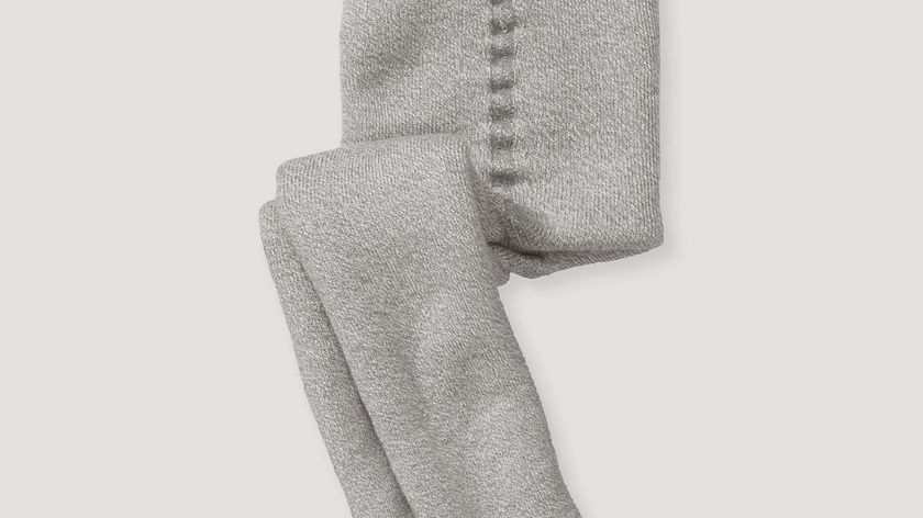 hessnatur Baby Plüsch Strumpfhose aus Bio-Baumwolle - grau - Größe 86/92