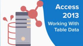 Working With Table Data in Access 2013