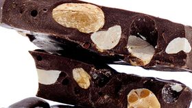 Schokostücke - Zartbitterschokolade Erdnuss