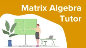 Matrix Algebra Tutor