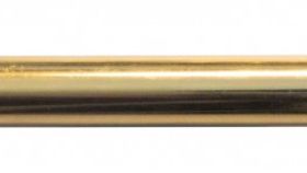 Kristall-Stab mit Kupfergriff und Bergkristall 19cm