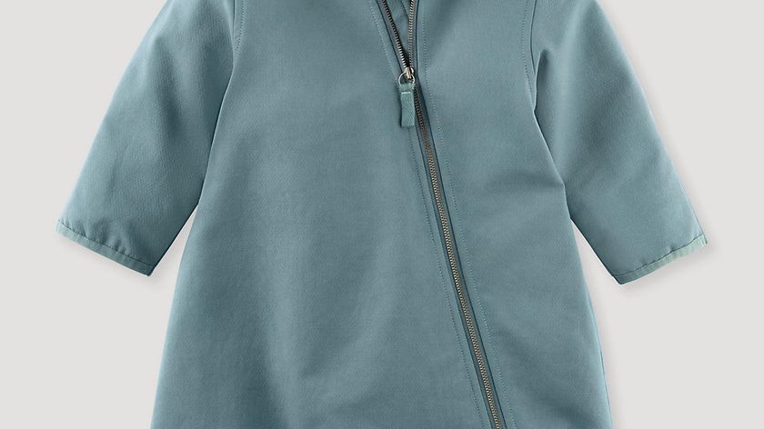 hessnatur Baby Softshell Overall mit ökologischer Imprägnierung - grün - Größe 62/68