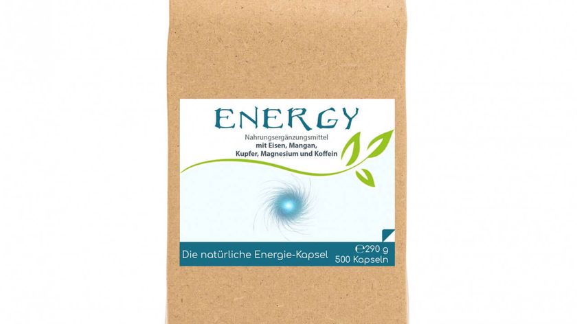 Energy - Die natürliche Energie-Kapsel | 500 Kapseln im Vorratsbeutel