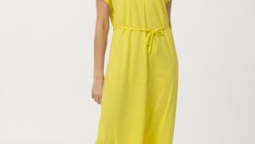 hessnatur Damen Jersey-Kleid aus Bio-Baumwolle - gelb - Größe 34