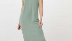 hessnatur Damen Kurzarm Nachthemd aus Tencel™Modal - grün - Größe 46