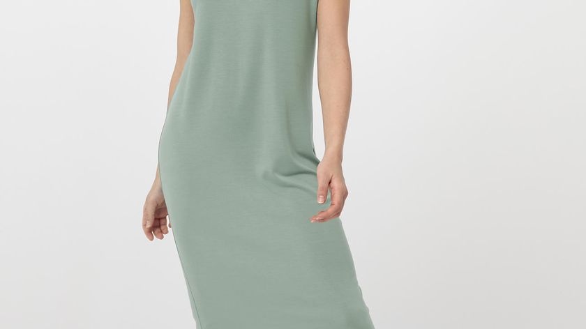 hessnatur Damen Kurzarm Nachthemd aus Tencel™Modal - grün - Größe 46