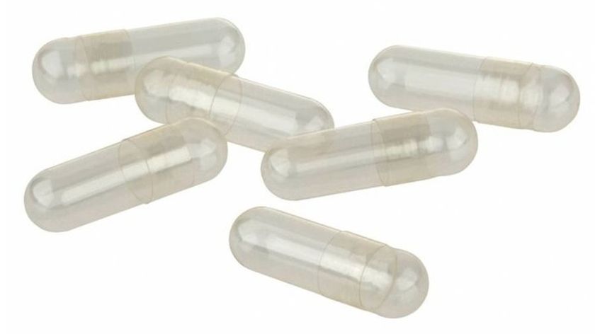 100 transparente vegane Kapseln / Leerkapseln Größe 00