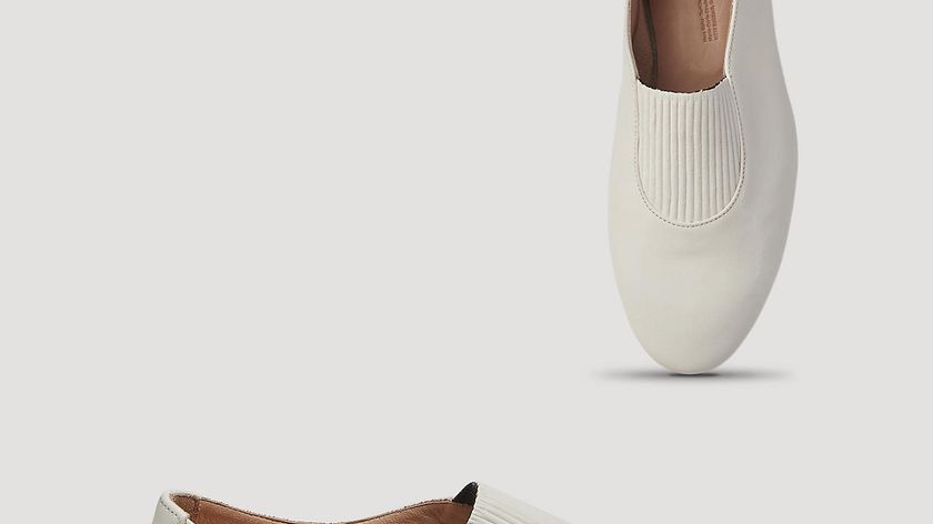 hessnatur Damen Ballerina - weiß - Größe 42