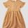 hessnatur Kinder Kleid aus Leinen mit Bio-Baumwolle - orange - Größe 158/164