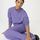 hessnatur Damen Strickrock Midi Regular aus Bio-Baumwolle - lila - Größe 44