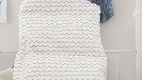 hessnatur Baby Daunen-Schlafsack - blau - Größe 110cm 96 g