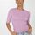hessnatur Damen Softrib Shirt Slim aus Bio-Baumwolle und TENCEL™ Modal - rosa - Größe 42
