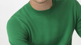 hessnatur Herren Pullover Regular aus Bio-Baumwolle - grün - Größe 48