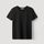 hessnatur Damen Kurzarm-Shirt aus Bio-Baumwolle - schwarz - Größe 36