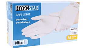 Nitril Handschuhe safe light - Weiß oder Blau