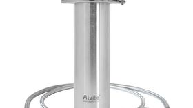 Alvito Einbau-Filtersystem Inox T aus Edelstahl mit Schlauchsatz