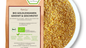 Bio Goldleinsamen gekeimt & geschrotet