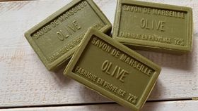 Natur-Olivenöl-Seife "Savon de Marseille" 100g (Kernseife)