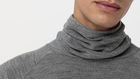 hessnatur Performance-Shirt aus Bio-Merinowolle mit Bio-Baumwolle - grau - Größe 52