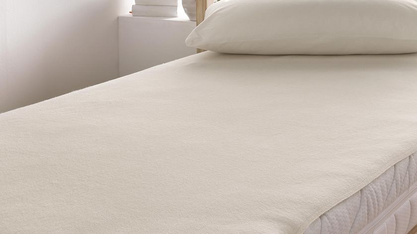 hessnatur Moltonauflage aus Bio-Baumwolle - natur - Größe 100x200 cm