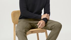 hessnatur Herren Pullover - schwarz - Größe 56