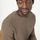 hessnatur Herren Waffelpiqué-Pullover Regular aus Bio-Baumwolle - braun - Größe 56